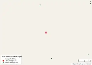 Map of trails near Blackwater River State Park Campground