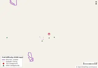 Map of trails near Bobcat