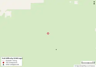 Map of trails near Buckhorn