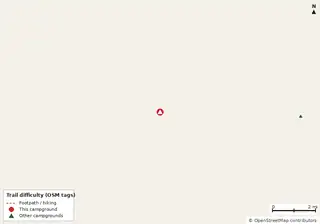 Map of trails near Cayo Costa State Park Campground