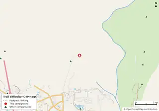 Map of trails near Crooked River State Park Campground