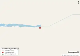 Map of trails near Destin West RV Resort