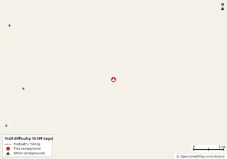 Map of trails near Guest Lake