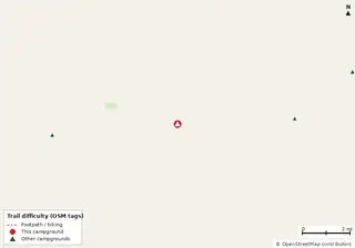 Map of trails near Jr. Walton Pond