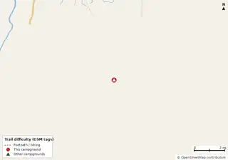 Map of trails near Kolomoki Mounds State Park Campground