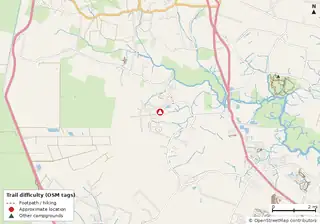 Map of the area around Stewart Campground & RV Park