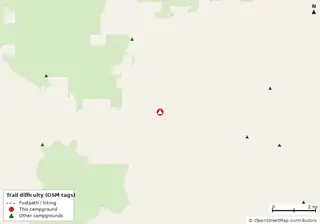 Map of trails near Ochlockonee River State Park Campground