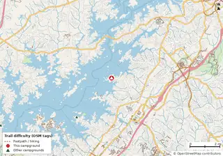 Map of trails near Old Federal