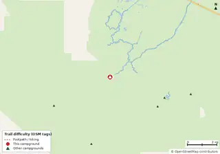 Map of trails near Outdoor Resorts of Chokoloskee