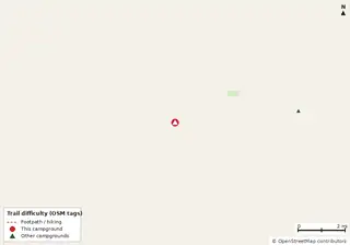 Map of trails near Pearl Creek