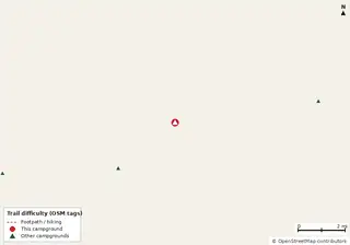 Map of trails near Red Deer
