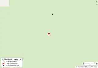 Map of trails near Rodgers River Bay Chickadee