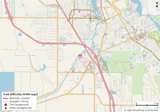 Map of trails near St Lucie South