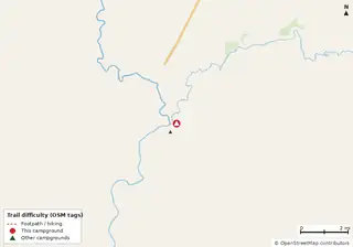 Map of trails near Suwannee River State Park Campground