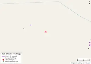 Map of trails near Topsail Hill Preserve State Park Campground