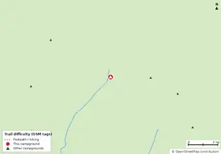 Map of trails near Watson River Chickee