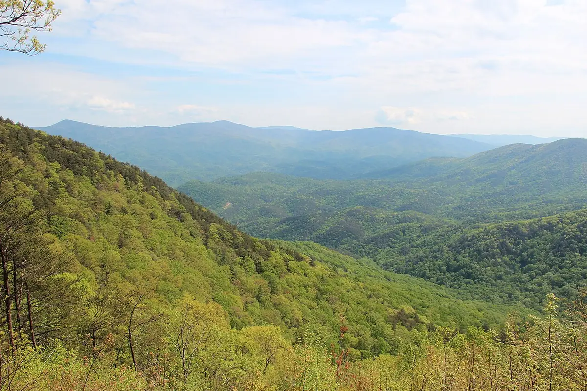 Chattahoochee-Oconee National Forest: Cool Springs Overlook, Fort Mountain State Park