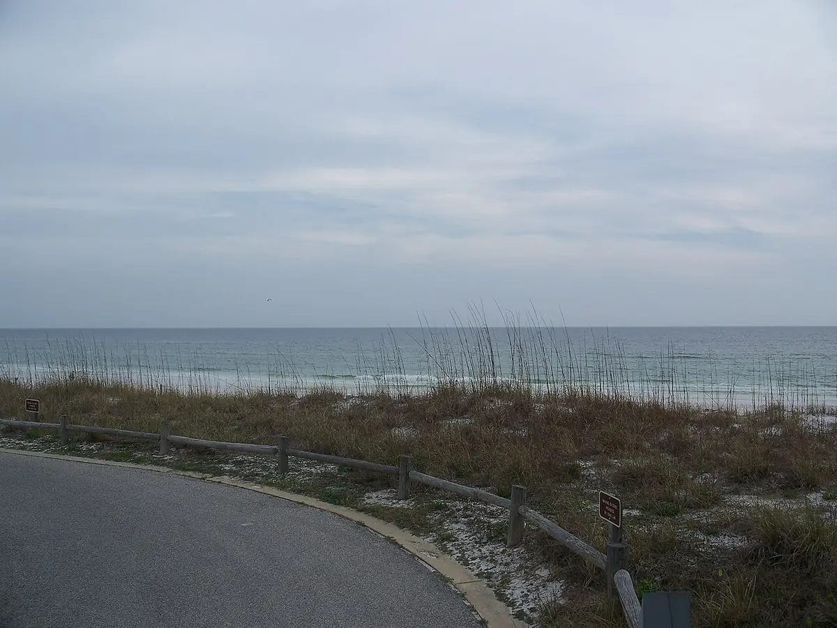 Henderson Beach State Park: The beach at Henderson Beach State Park.