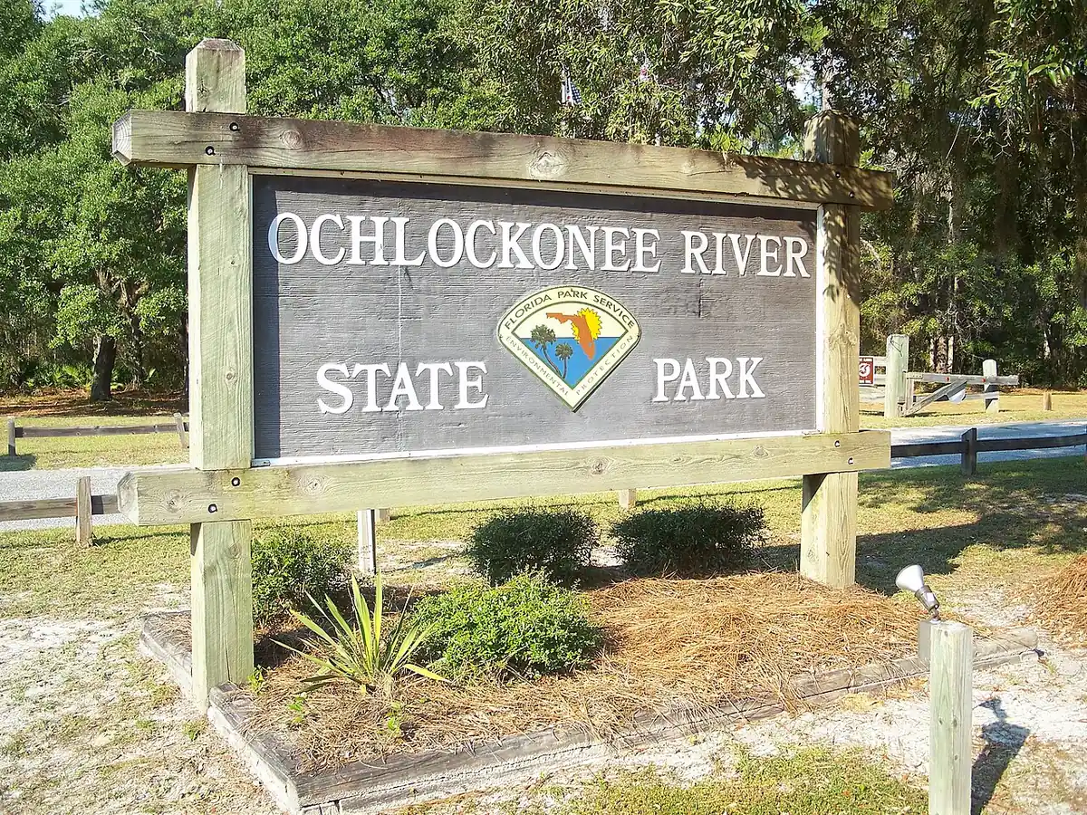 Ochlockonee River State Park: Ochlockonee River State Park: Sign