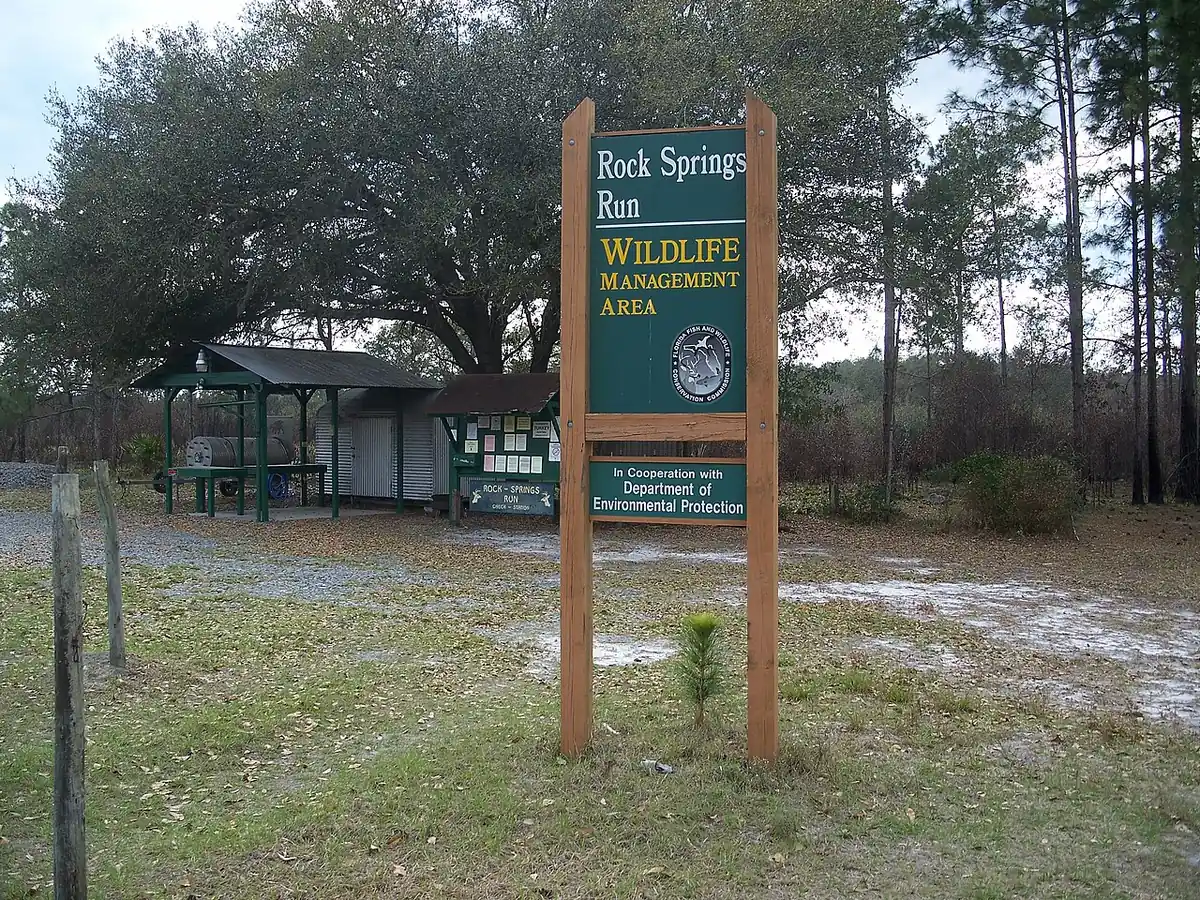 Rock Springs Run State Reserve: Check Station in Rock Springs Run State Reserve